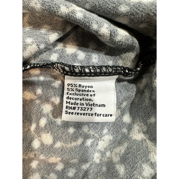 NWT Nine West Women's Sleeveless Babydoll Top Black With Floral Print Size S NEW - Picture 10 of 12